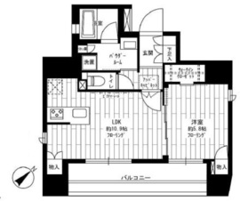 ステージファースト蔵前アジールコート 10階 間取り図