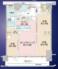 ブリリアザ・タワー東京八重洲アベニュー 26階 間取り図