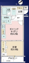 センチュリー大井町ゼームス坂 2階 間取り図