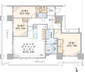 ボルト銀座レジデンス 21階 間取り図