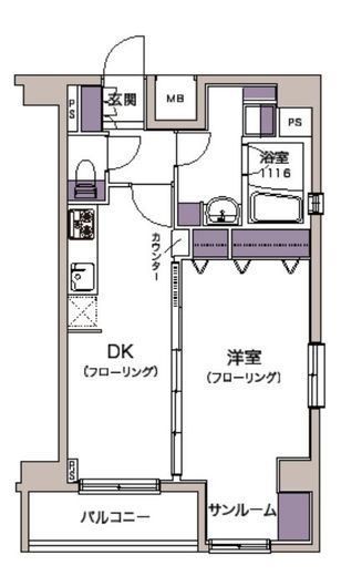 ブライズ神田岩本町 14階 間取り図