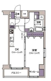 ブライズ神田岩本町 14階 間取り図