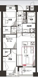 アルス勝どきコモーネ 5階 間取り図