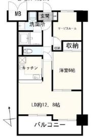 メゾンドール錦糸町ツイン 5階 間取り図