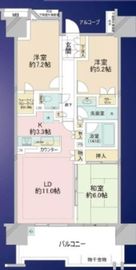 常盤台ガーデンソサエティ 11階 間取り図