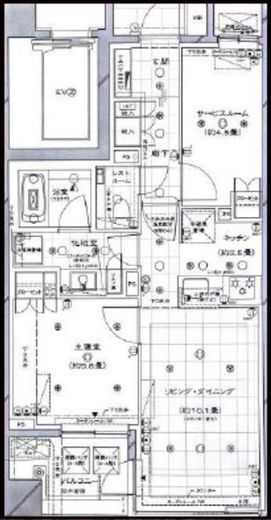 ディアナコート都立大学 3階 間取り図