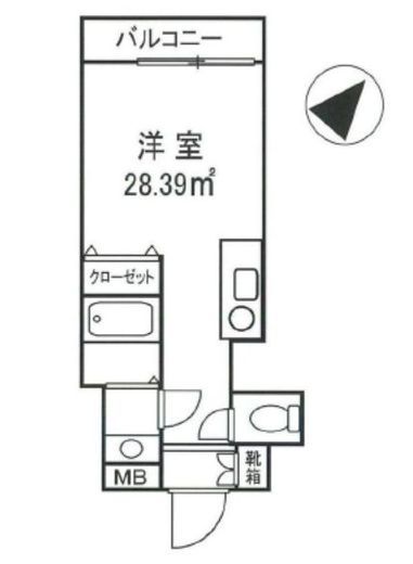 ボルト銀座レジデンス 3階 間取り図