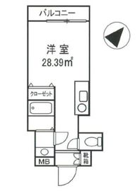 ボルト銀座レジデンス 3階 間取り図