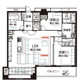 東京シーサウスブランファーレ 35階 間取り図
