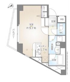 サンスタレ駒沢セカンドコート 2階 間取り図
