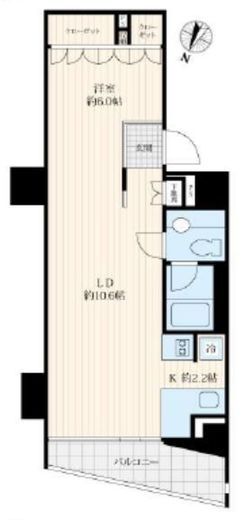 HF白金高輪レジデンス 2階 間取り図
