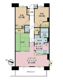 ライオンズステージ大島ウエストアクエア 9階 間取り図