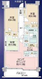 ピアース浅草 4階 間取り図