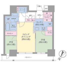 王子飛鳥山ザ・ファーストタワー＆レジデンス 19階 間取り図
