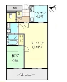 三田ナショナルコート 2階 間取り図