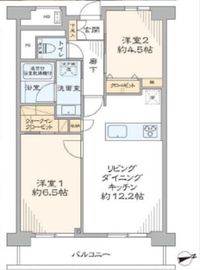 三田ナショナルコート 3階 間取り図