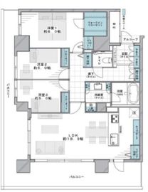 深沢ハウス 3階 間取り図