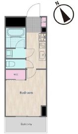 ピアース赤坂 8階 間取り図