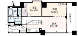 タワーテラス目黒青葉台 6階 間取り図