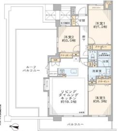 クリオレジダンス東京 8階 間取り図