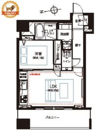 シティタワー高輪 10階 間取り図
