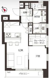 藤和シティスクエア渋谷 8階 間取り図