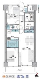 朝日広尾マンション 3階 間取り図