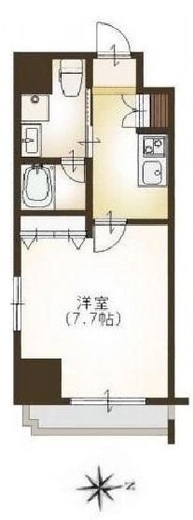 パークアクシス豊洲 6階 間取り図