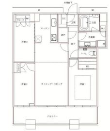 芝浦アイランド ケープタワー 30階 間取り図