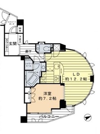 グランシティ三田三ノ橋 2階 間取り図