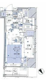 インプレストコア武蔵小山 2階 間取り図