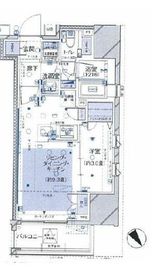 インプレストコア武蔵小山 2階 間取り図