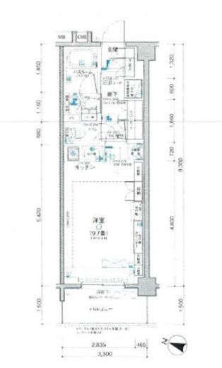 パークアクシス本郷の杜 4階 間取り図