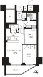 ザ・パークハウス渋谷笹塚 7階 間取り図