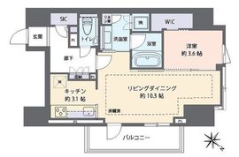 フォルム内藤町 4階 間取り図