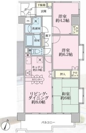 プライムタワー蒲田東 13階 間取り図