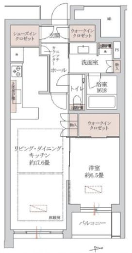 ザ・ウエストミンスター南平台 2階 間取り図