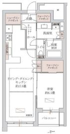 ザ・ウエストミンスター南平台 2階 間取り図
