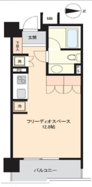 フリーディオ芝公園 10階 間取り図