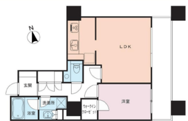 白金タワー 4階 間取り図