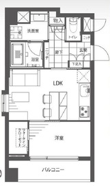 ラヴェンナ人形町 7階 間取り図