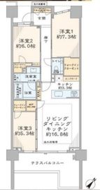 ガーデンヒルズ四ツ谷迎賓の森 2階 間取り図