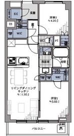ライオンズマンション初台 9階 間取り図