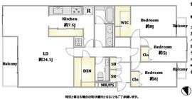 目白シティハウス 3階 間取り図