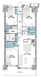 パークアクシス渋谷神南 1階 間取り図