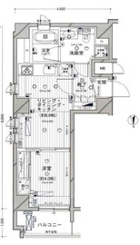 ダイナシティ西新宿 11階 間取り図