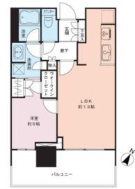 パークタワー勝どきミッド/サウス 17階 間取り図