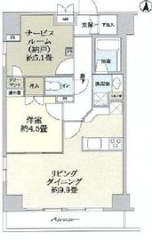 アプレシティ両国 3階 間取り図