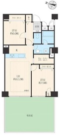 二子玉川宝ロイアルハイツ 1階 間取り図