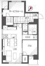 ラグジュアリーアパートメント東日本橋 5階 間取り図